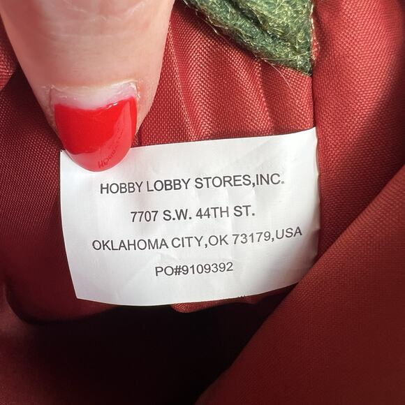 Christmas Stocking Lot Of 2 Santa Claus Snowman Frosty Plaid Large 23” Patchwork - Picture 9 of 16